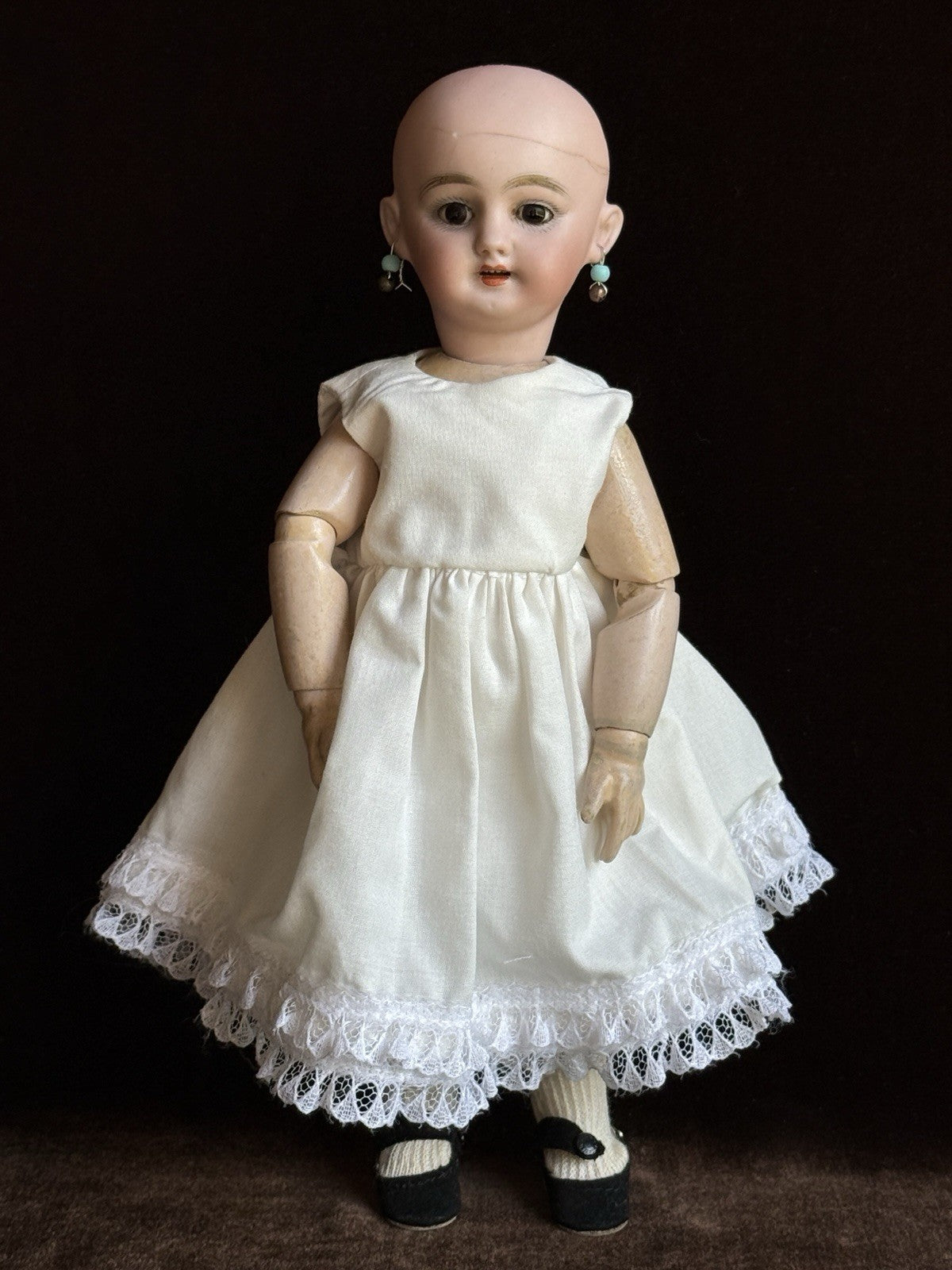 Antique German 10.75” Bleuette Size Simon Halbig Dep Bisque Head Doll