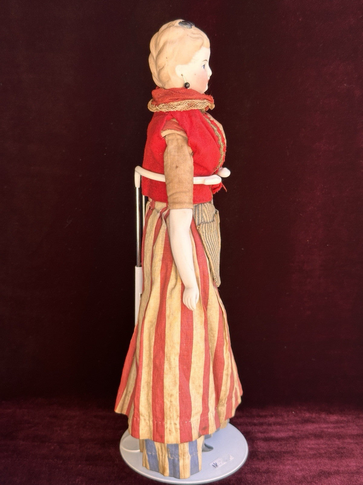 Rare Antique German 13.5” Simon Halbig Parian Bisque Head China Fashion Doll