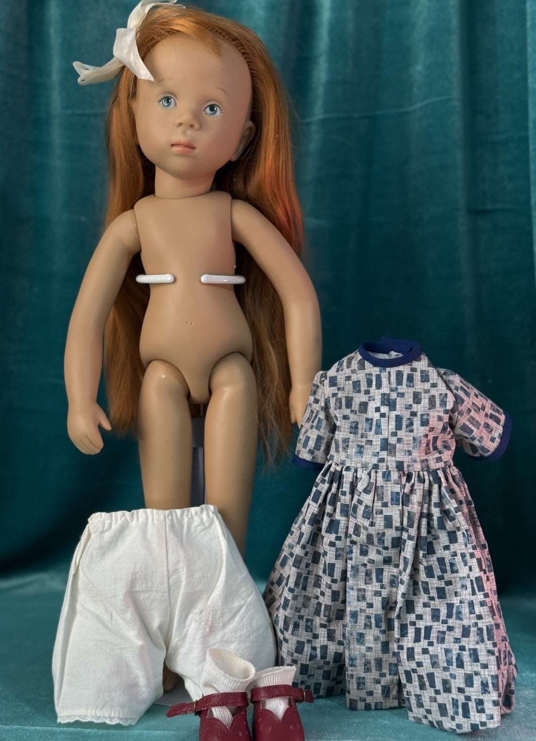 Collectible Vinyl 17” Doll Fanouche By Sylvia Natterer For Gotz  Redressed