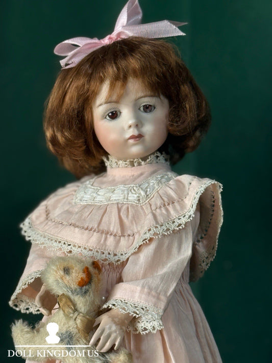 Artist Reproduction of Antique French Albert Marque 15” Doll