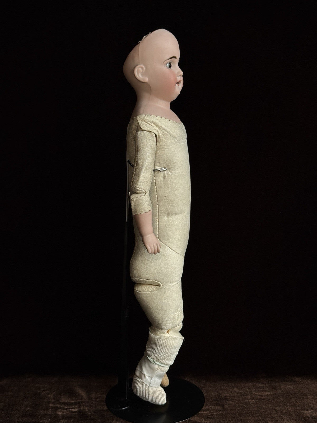 Antique German 19” Heubach Koppelsdorf (?) Bisque Shoulder Head Doll