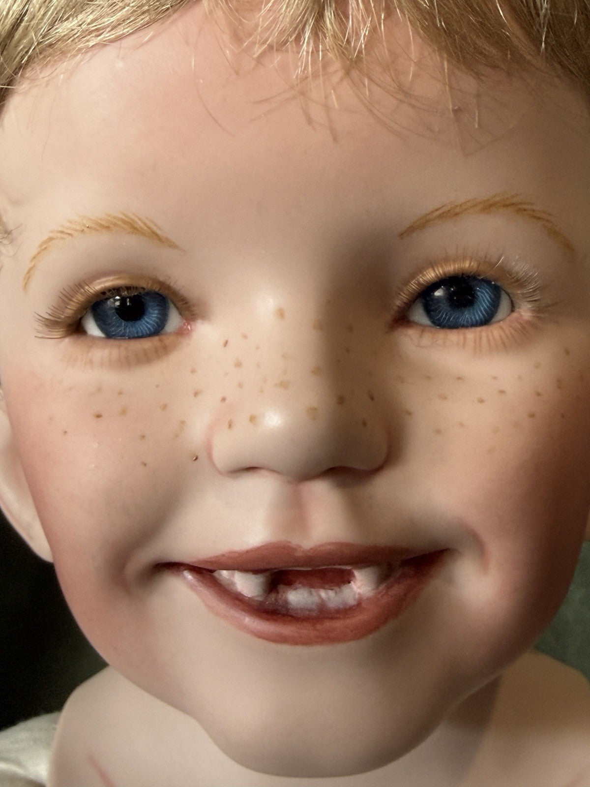 Artist Reproduction Of Porcelain 26” Doll “Tom Sawyer” by Donna Rubert Mold