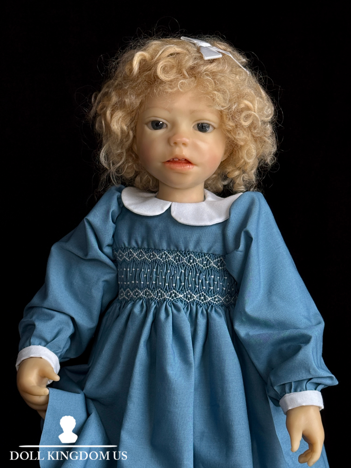 OOAK 18" Artist Carol Trobe Sculpted Polymer Clay Girl Doll