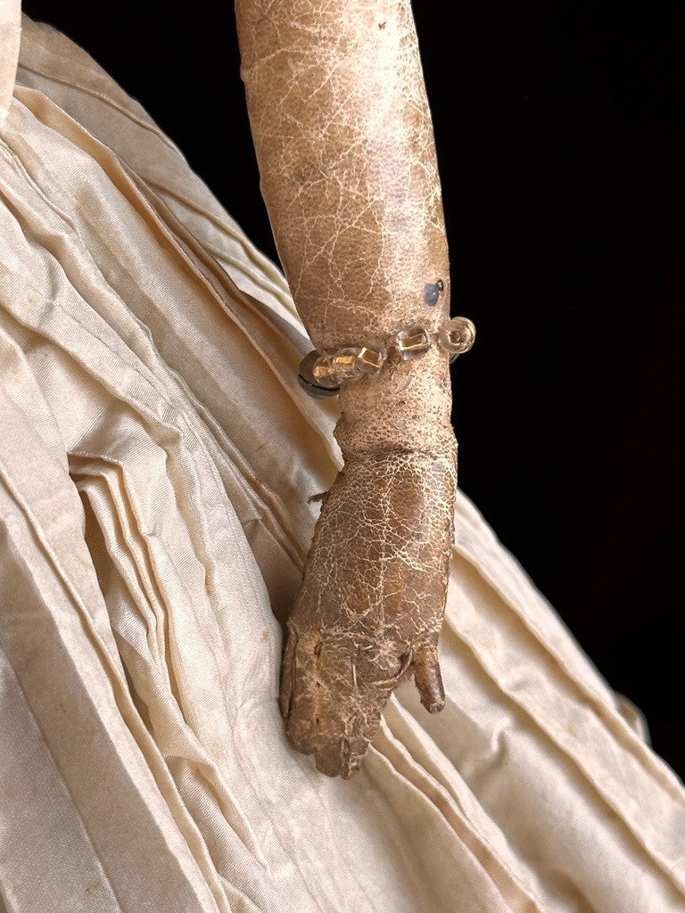 Antique German 18” Countess Dagmar Parian Bisque Head China Doll