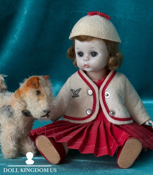 Vintage Madame Alexander WENDY Spectator Sports #578BK Tagged Outfit Walker Doll