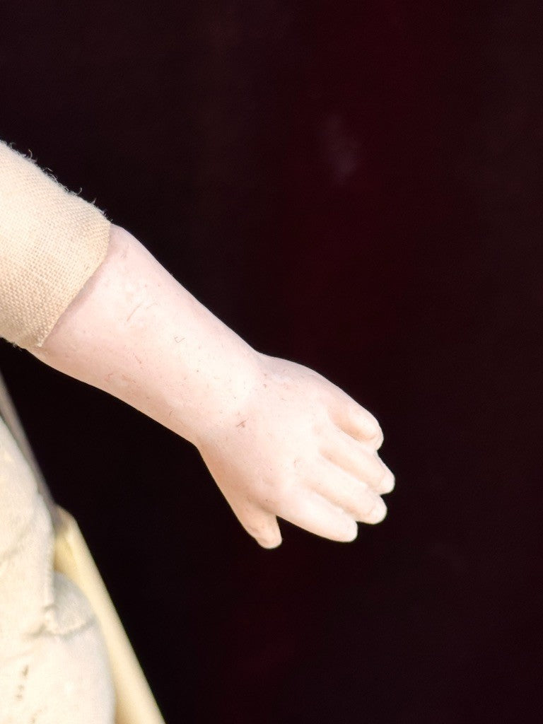 Antique German 12.5” Gebruder Heubach 8724 Bisque Head Character Boy Doll