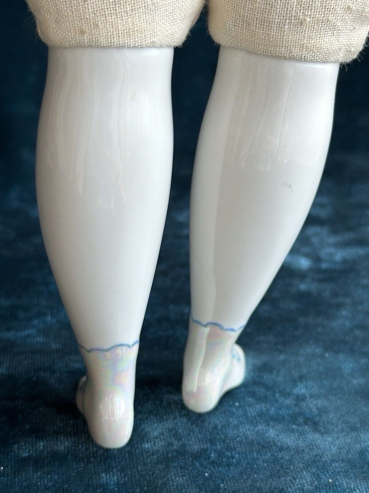 Rare 12.5” Vintage 1948 Emma Clear Signed Stuart Baby China Doll Glass Eyes