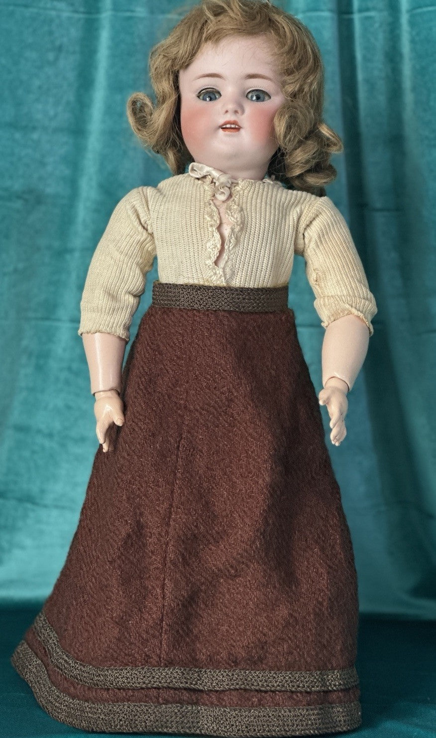Antique German JDK Kestner Bisque Head Composition Body 16” Doll Mold 168