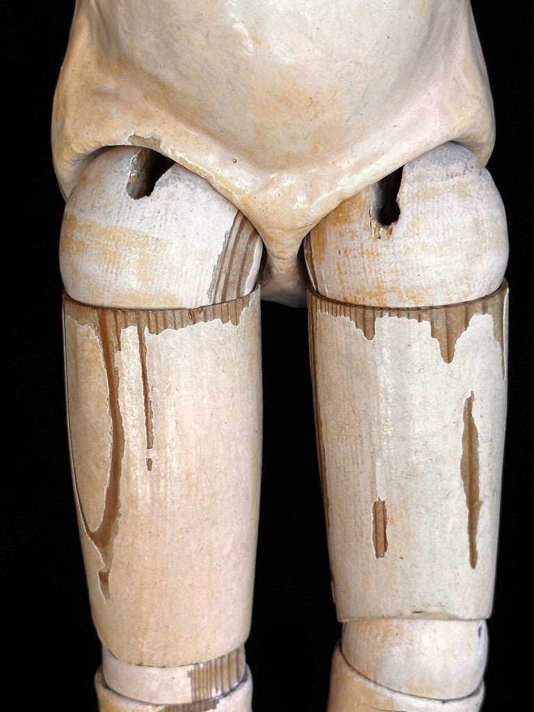 Antique German 20.5” Sonnenberg 117 Belton Type Closed Mouth Bisque Head Doll