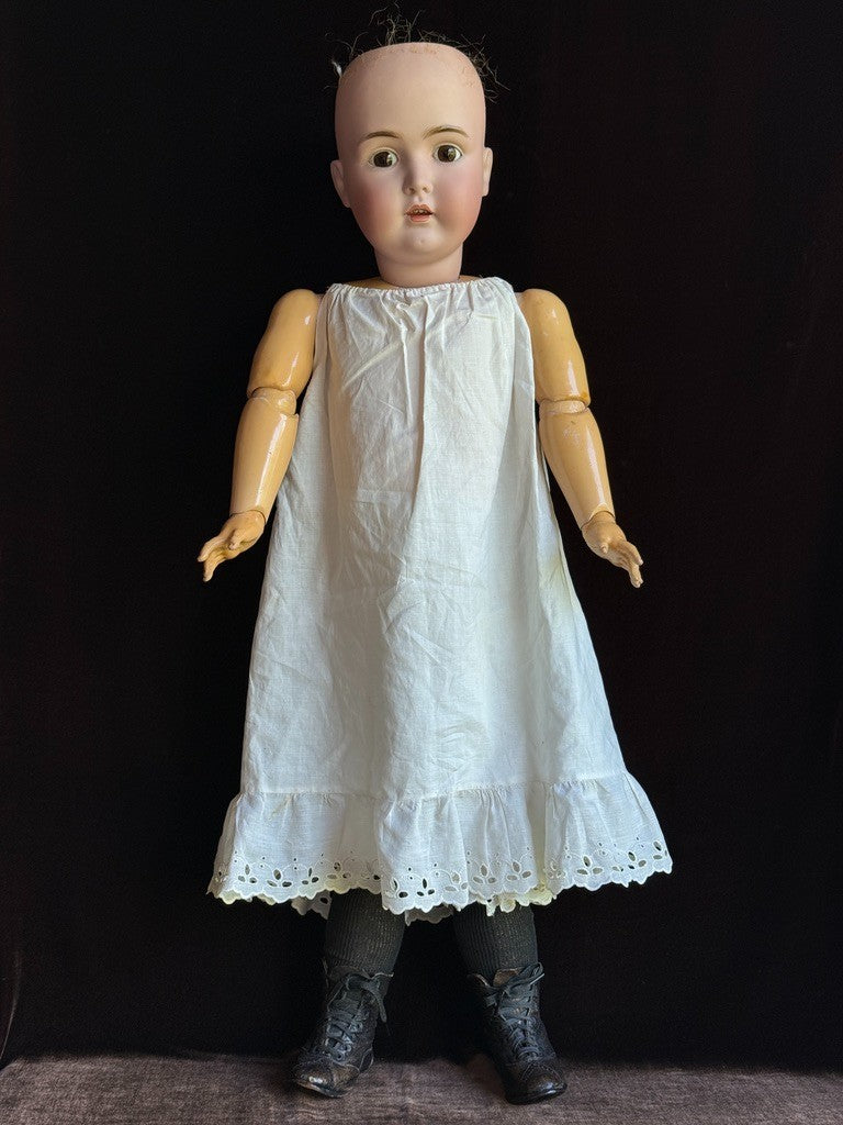 Large Antique German 31” Kestner 171 Bisque Head Doll