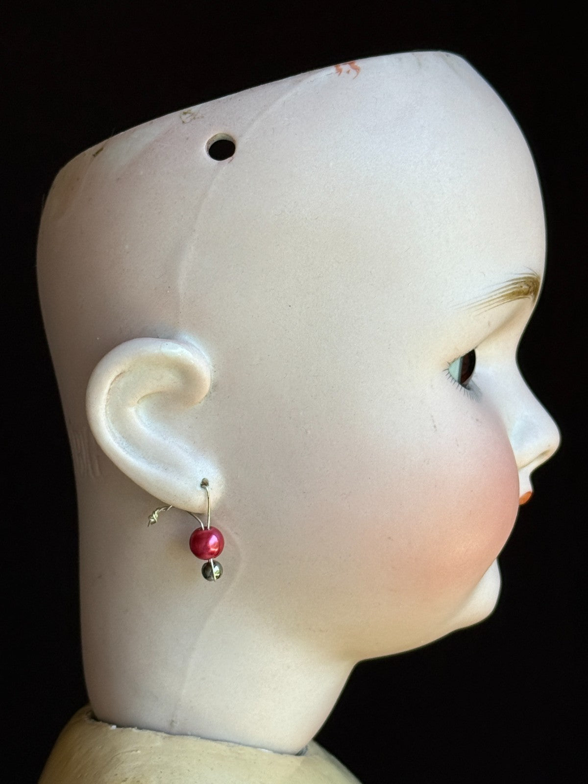 Rare Antique German 24" C.M. Bergmann and Simon Halbig Eleonore Bisque Head Doll