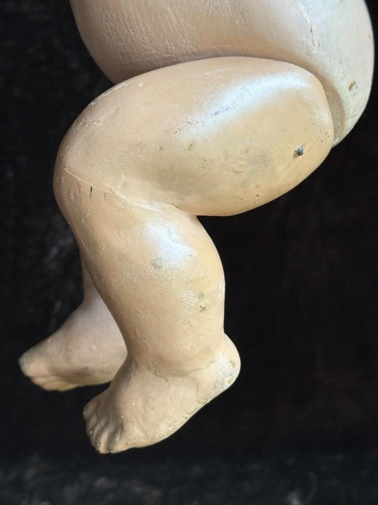 Antique American 14.5” Schoenhut Wooden Baby Doll