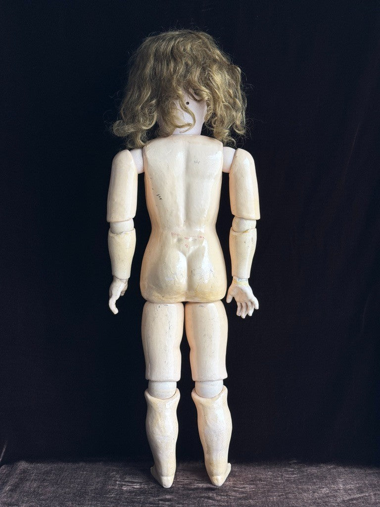 Antique German 29” Simon Halbig Heinrich  Handwerck Bisque Head Doll