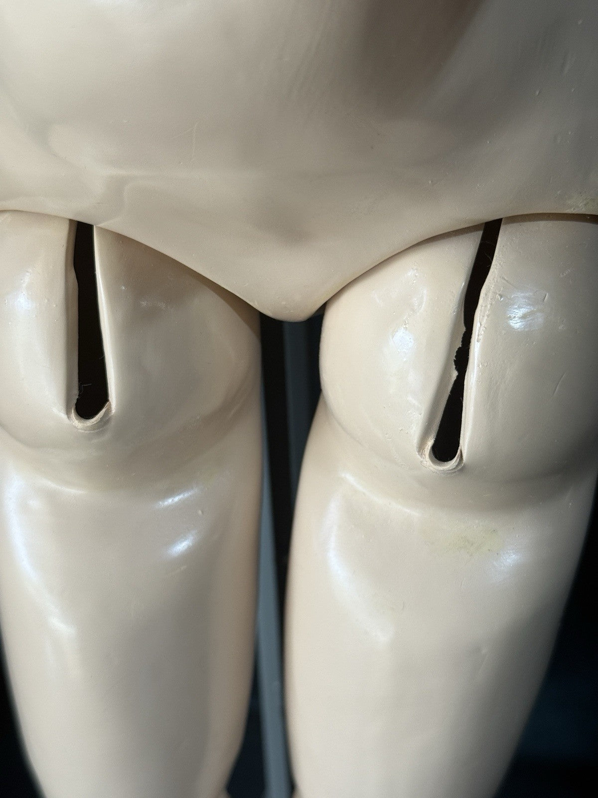 Vintage Reproduction of Antique French Bru Jne R 27” Doll Porcelain Head