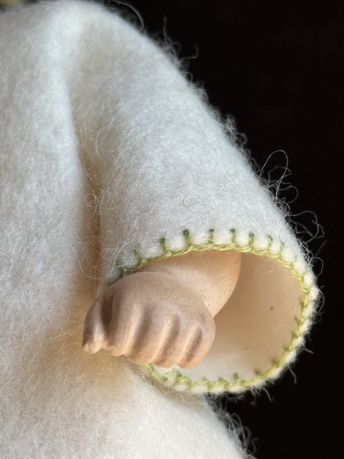 Collectible Erika Catellani 6” Carved Wooden Baby Doll Irma LE 25