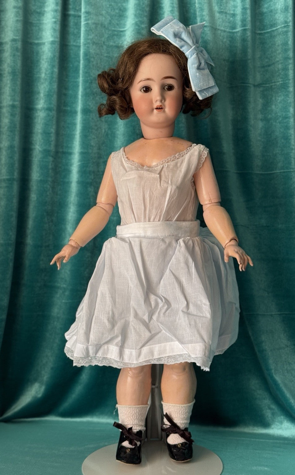 Antique German Goebel B3 22” Doll Bisque Head Composition Body