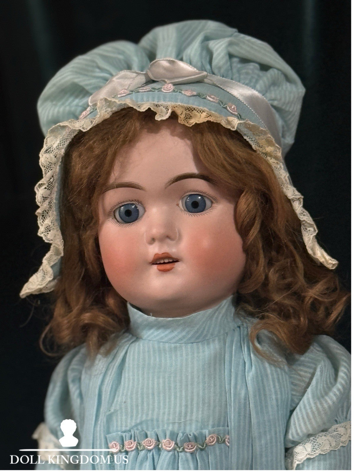 Rare Antique American James Scholly Taft 24” Doll Mold D.A. 6 Bisque Head