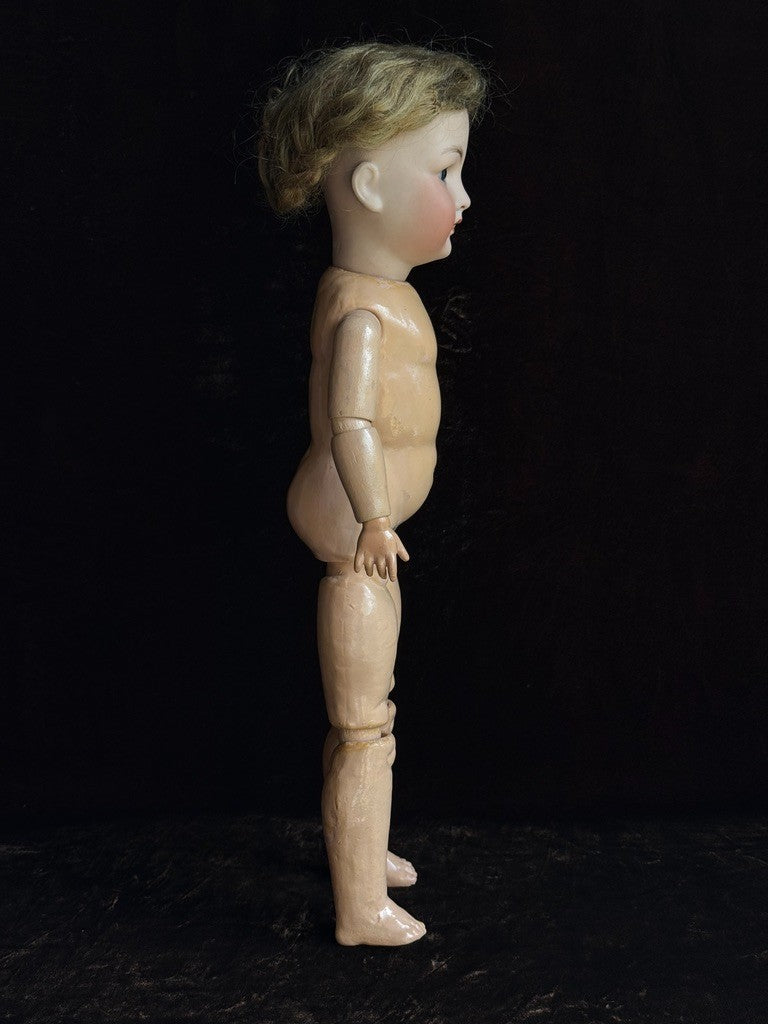 Antique German 18” Gebrüder Ohlhaver Revalo 10727 Bisque Head Doll