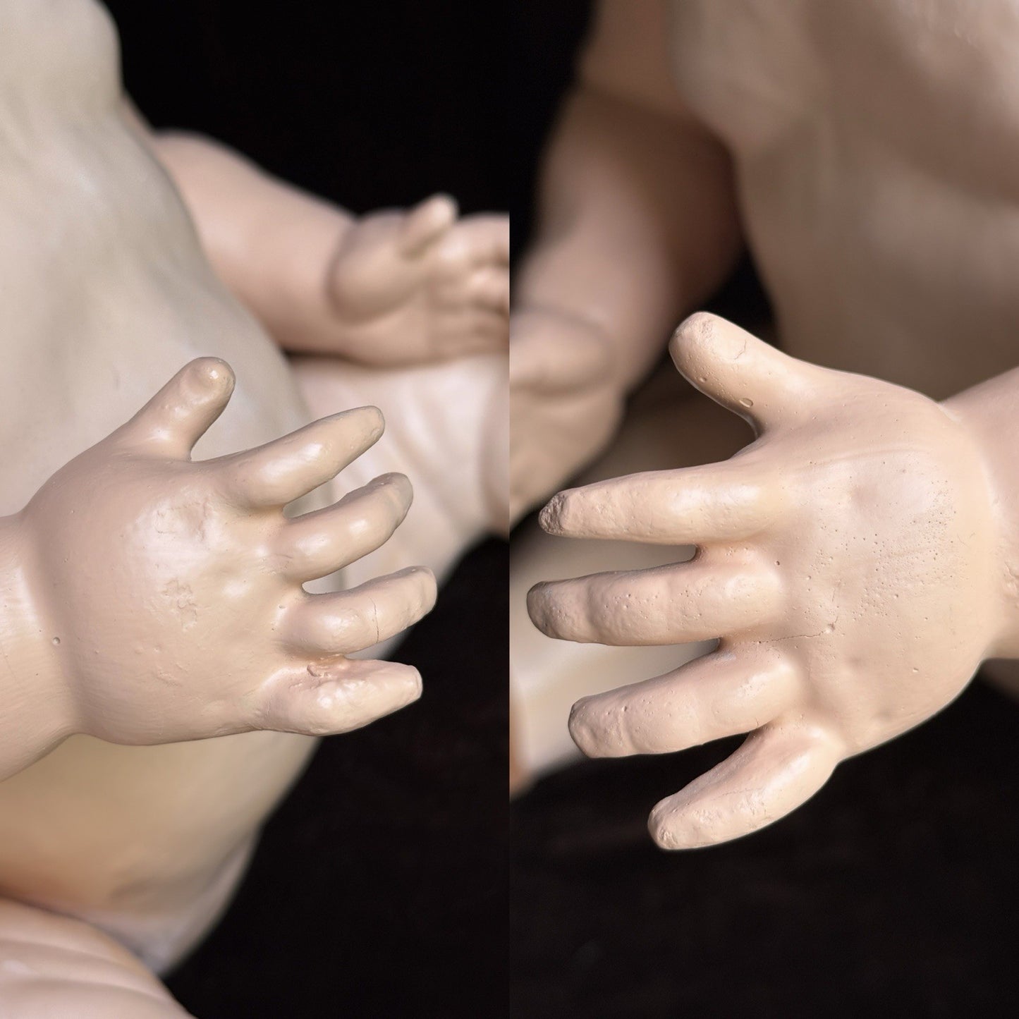 Lifesize Antique German 25” Bahr & Proschild 678 Bisque Head Baby Doll