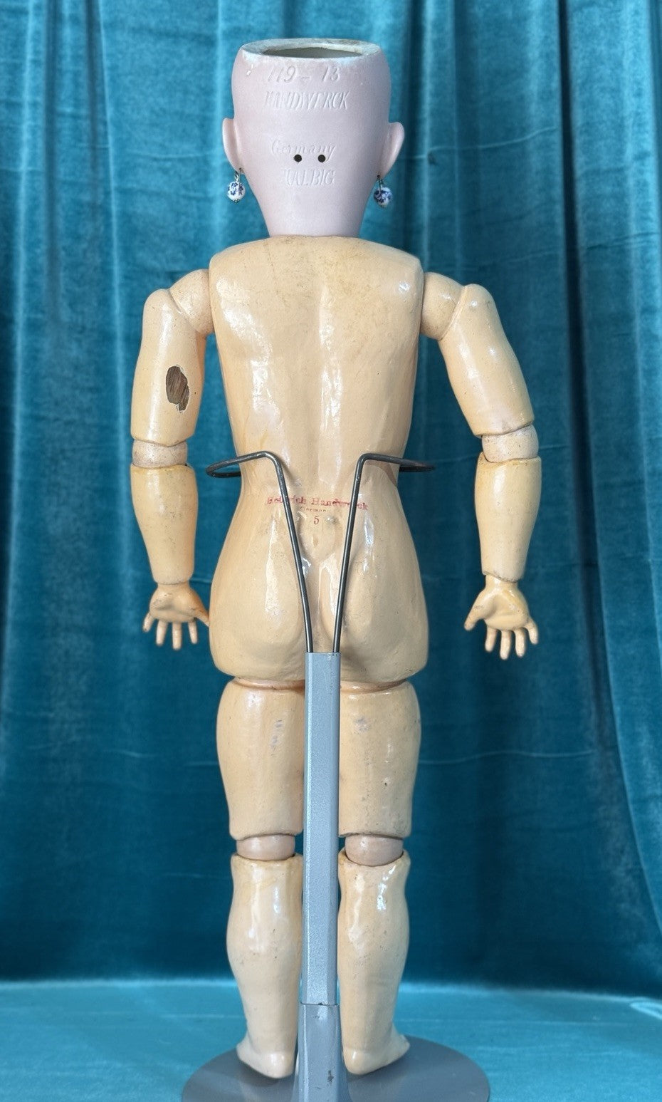 Antique German Simon Halbig  Handwerck Mold 119 Bisque Head 27” Doll