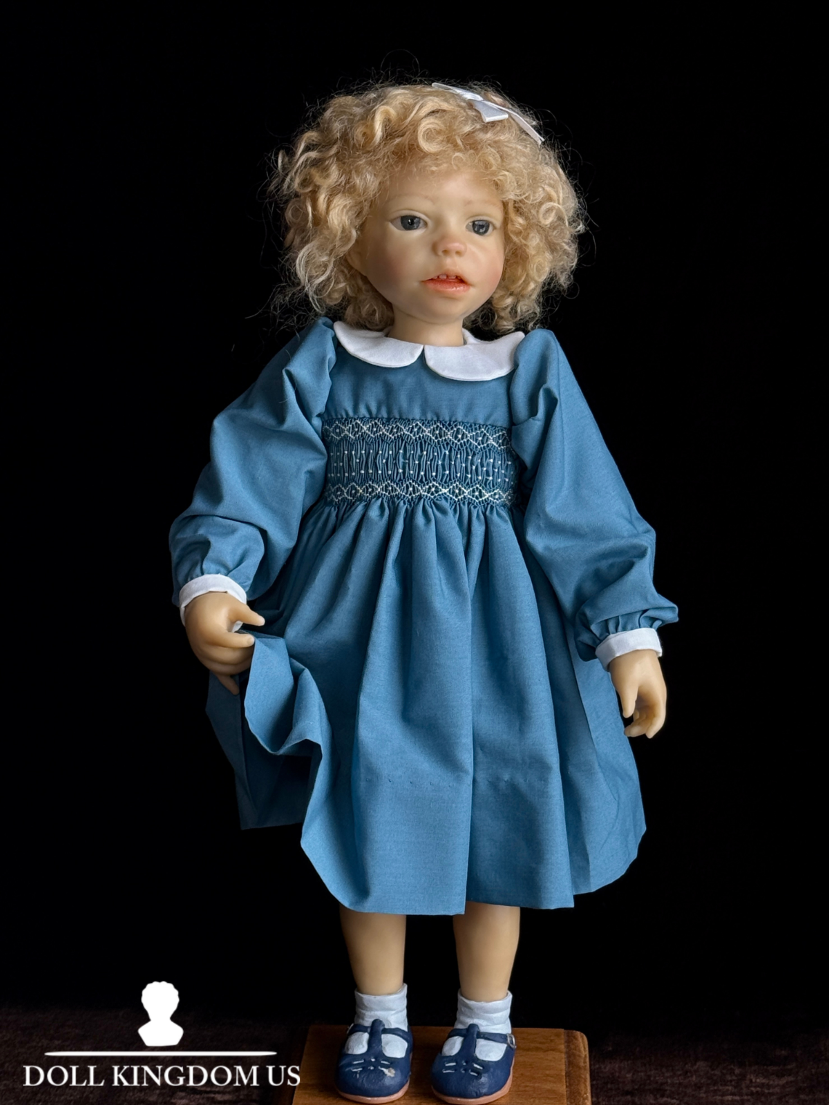 OOAK 18" Artist Carol Trobe Sculpted Polymer Clay Girl Doll