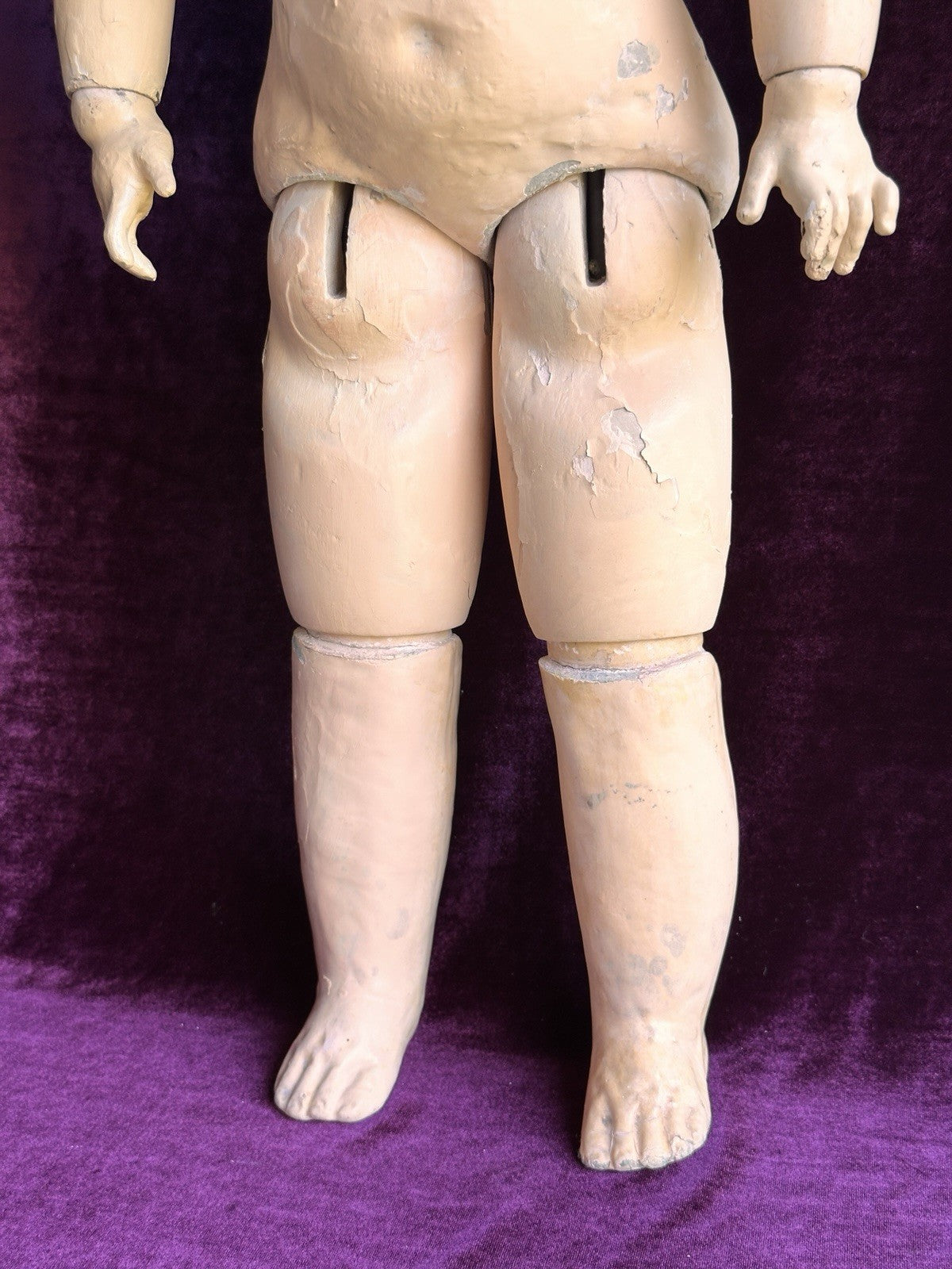 Large Antique French 29” SFBJ Jumeau Bisque Head Doll