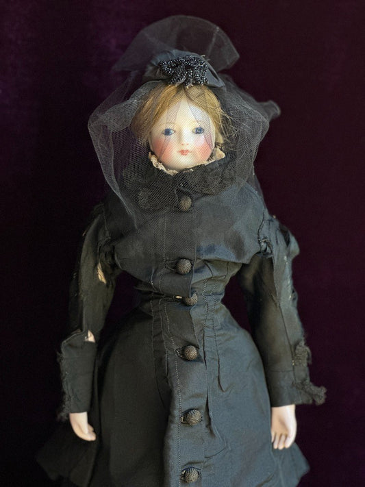 Rare Antique French 15” Blampoix Poupee China Head Fashion Doll
