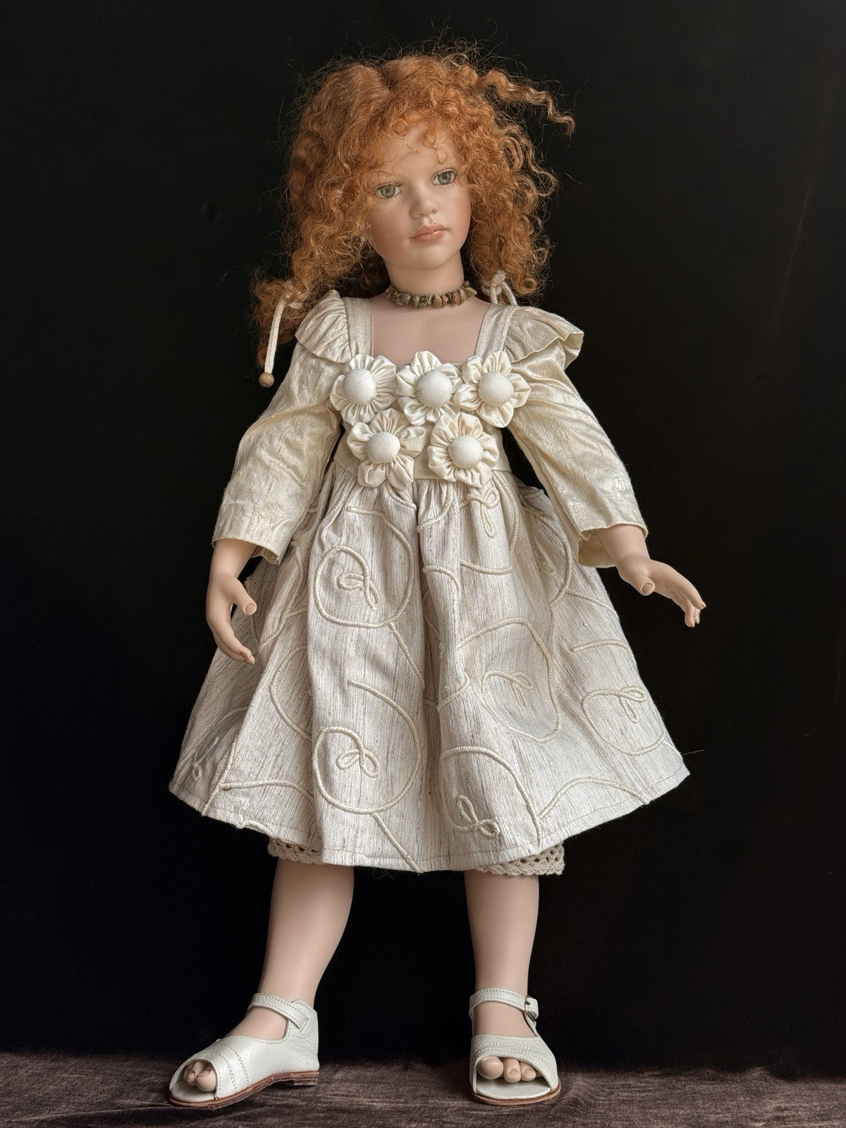 Lifelike 27” Vinyl Doll Amka By Zofia and Henry Zawieruszynski LE 200