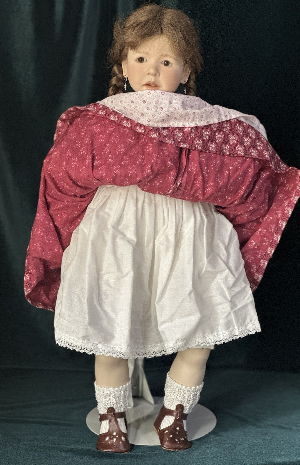 Rare Collectible Artist 24” Porcelain Doll “Rosele” by Ruth Treffeisen LE 50 COA