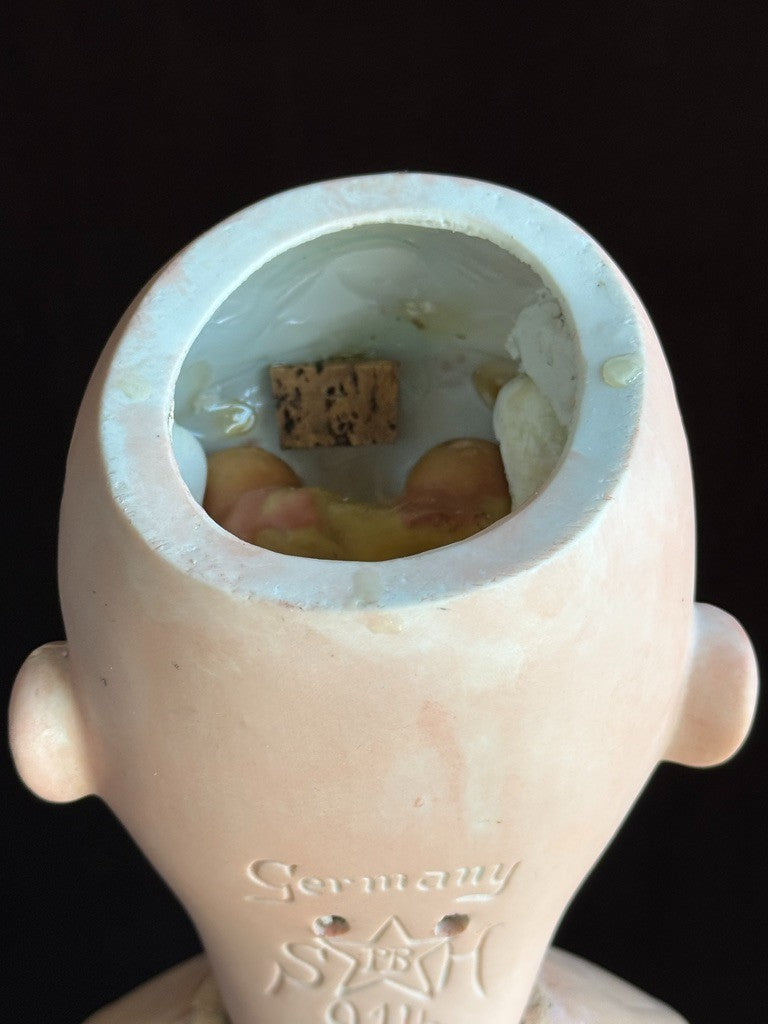 Large Antique German 29” Schoenau & Hoffmeister 914 Bisque Head Doll