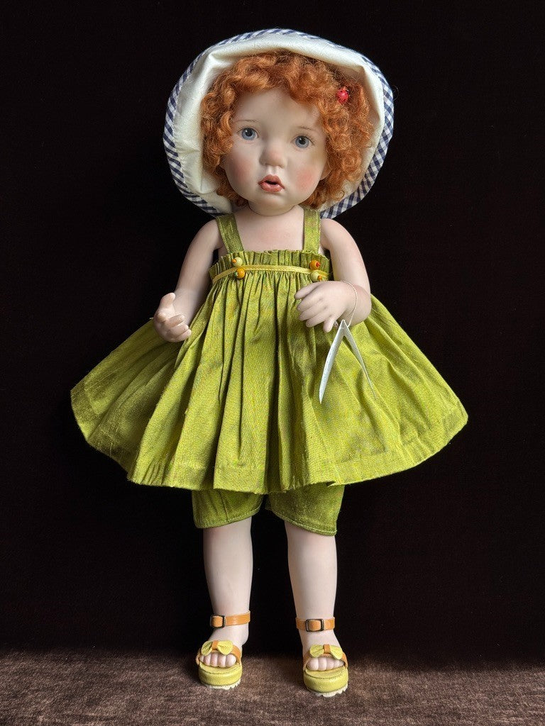 Artist Porcelain Cloth 16” Doll Ruby by Verena Eising LE 15 with Tag
