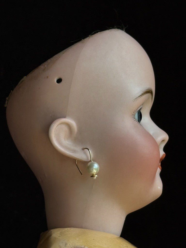 Antique German 23” Walkure Bisque Head Composition Body Doll