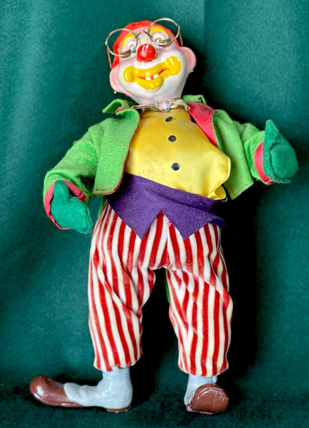 Lot Of 4 Vintage 1960’s Collectible Clowns Dolls & Wizard Of Oz Scarecrow