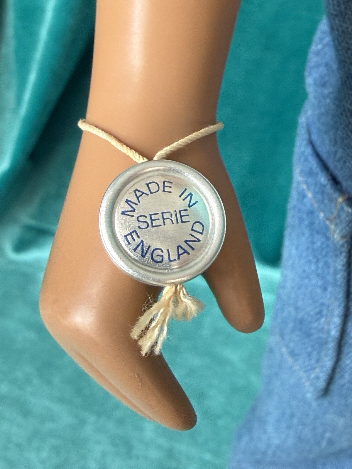 Collectible England Vinyl Sasha Gregor Blonde Boy Doll with Tag; Redressed