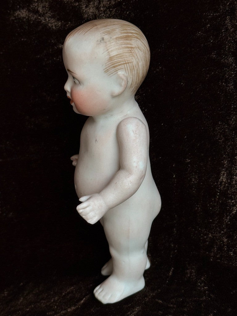Antique German 5.25” Bahr Proschild 424 All Bisque Googly Doll