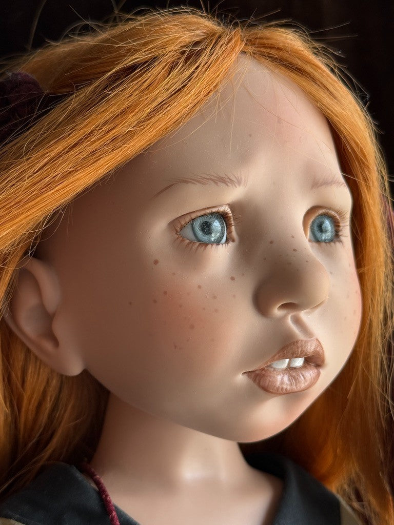 Rare Large Lifelike Zwergnase 29.5” Vinyl Heikedine Doll 2018 LE 75 Box and Tag