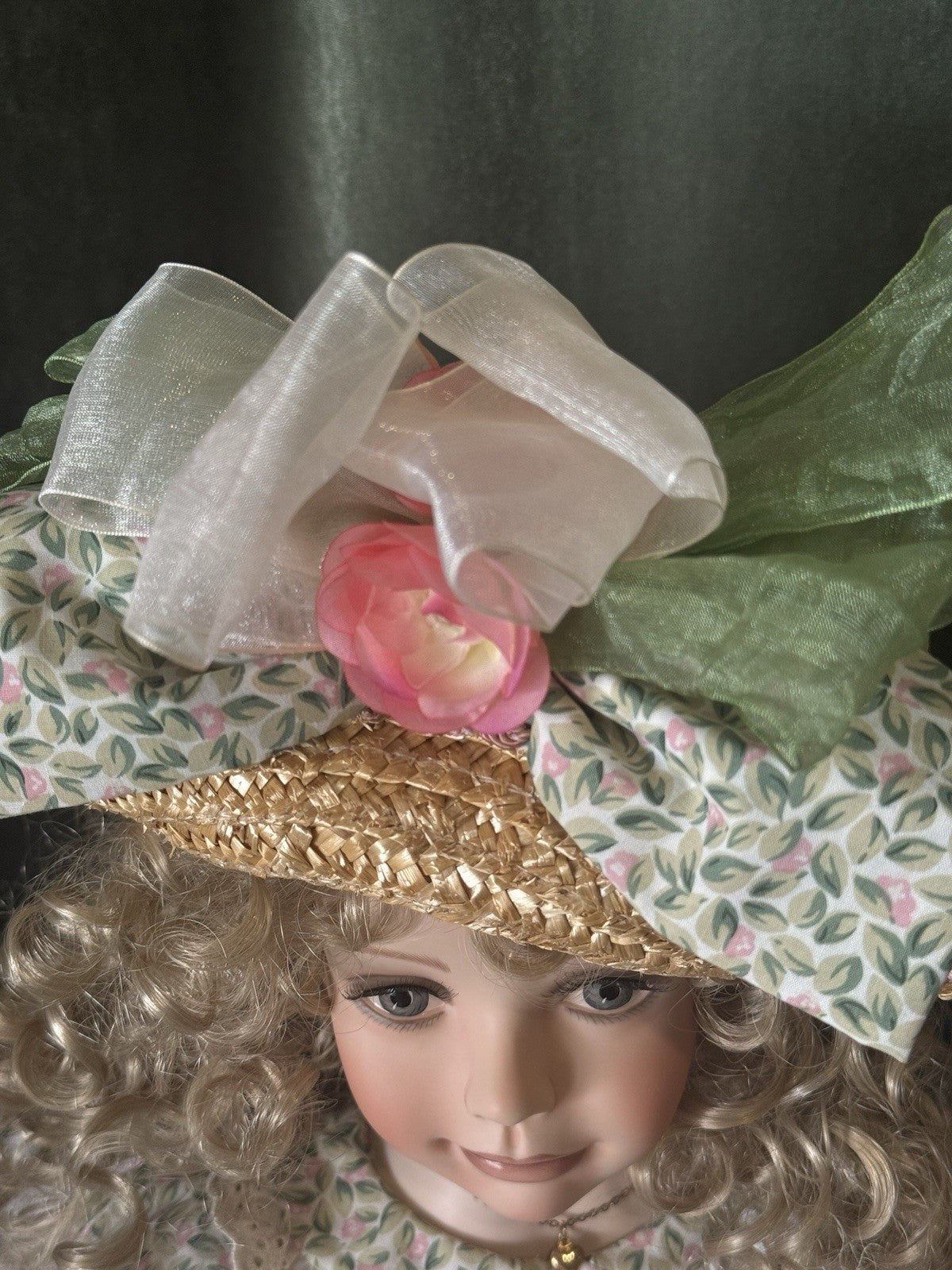 Collectible Porcelain 34” Doll “Kathleen” by Pat Dezinski and Rustie LE200
