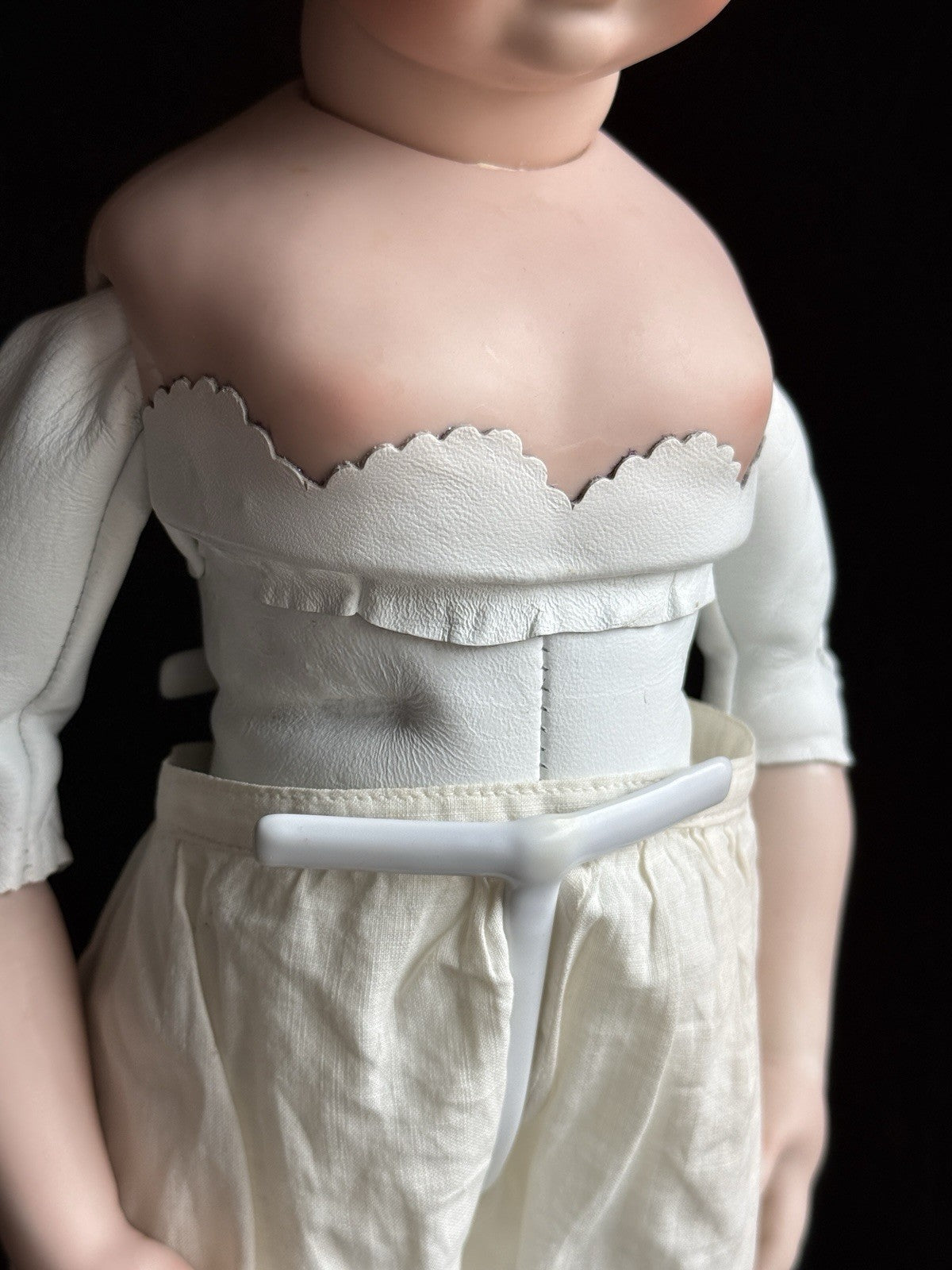 Porcelain 18” Reproduction of Antique French Bru Circle Dot Doll by Mimi