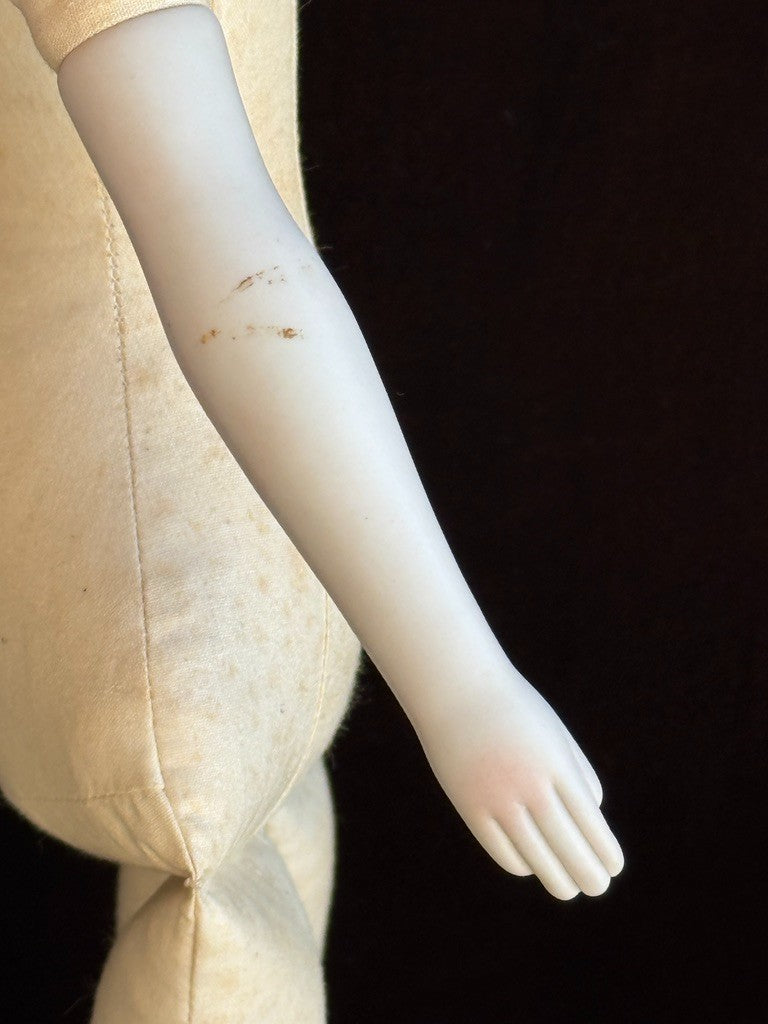 Vintage 19” Ruth Bartlome Porcelain Reproduction of Parian Fashion Lady Doll