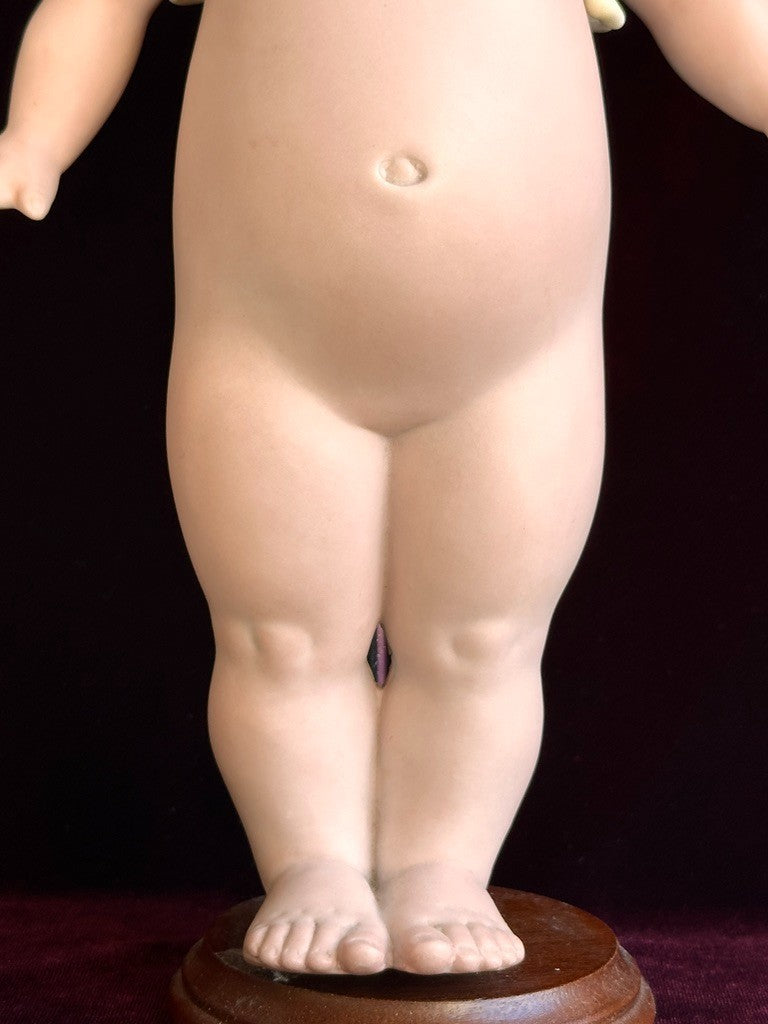 Rare Large 11" Hertel Schwab 222 "Our Fairy" All Bisque Googly Eyes Doll