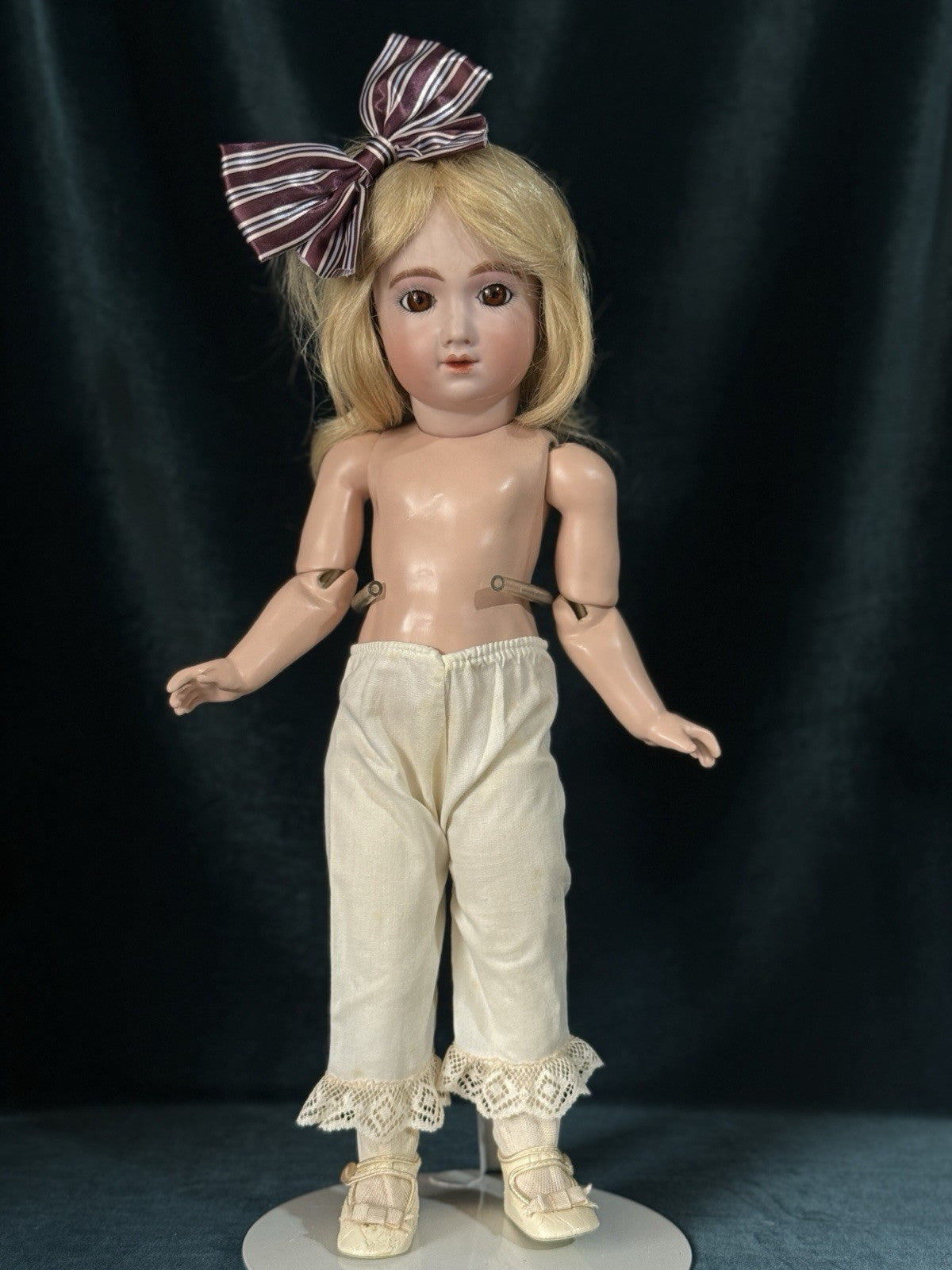 Vintage Reproduction of Antique French Andre Thuillier A.11.T. 16” Doll