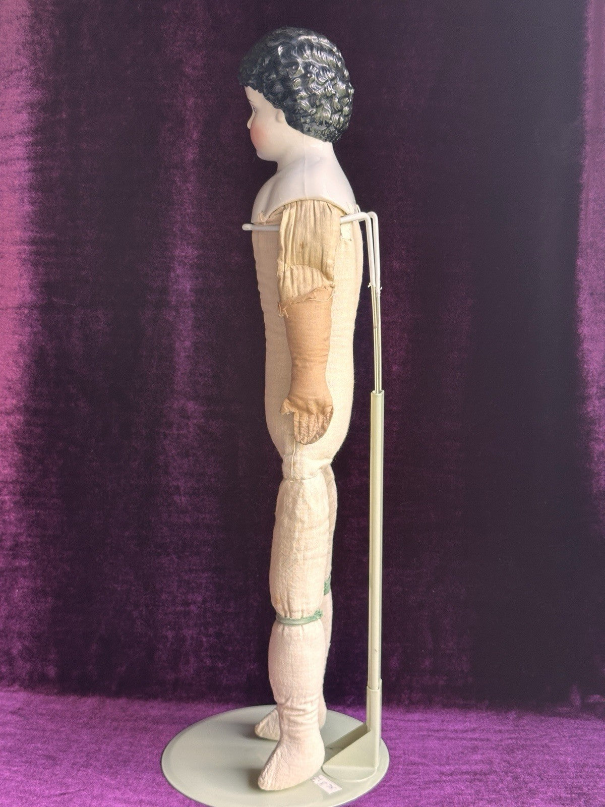 Rare Antique German 24.5” ABG Alt Beck Gottschalck 1086 China Head Boy Doll