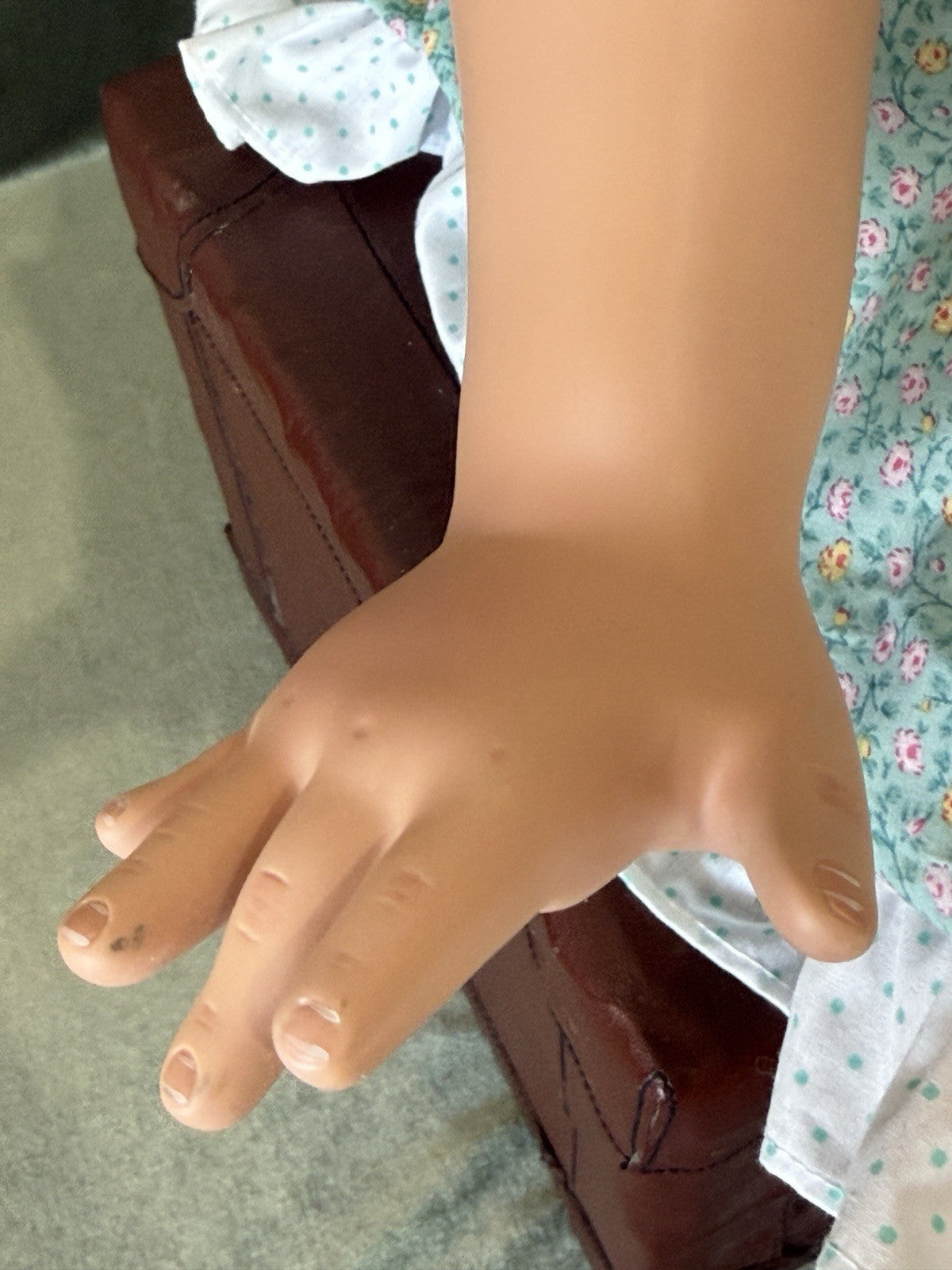 Porcelain 28” Doll “Cutie Fruities-Apple” by Monika Levenig LE 250 Tag/COA