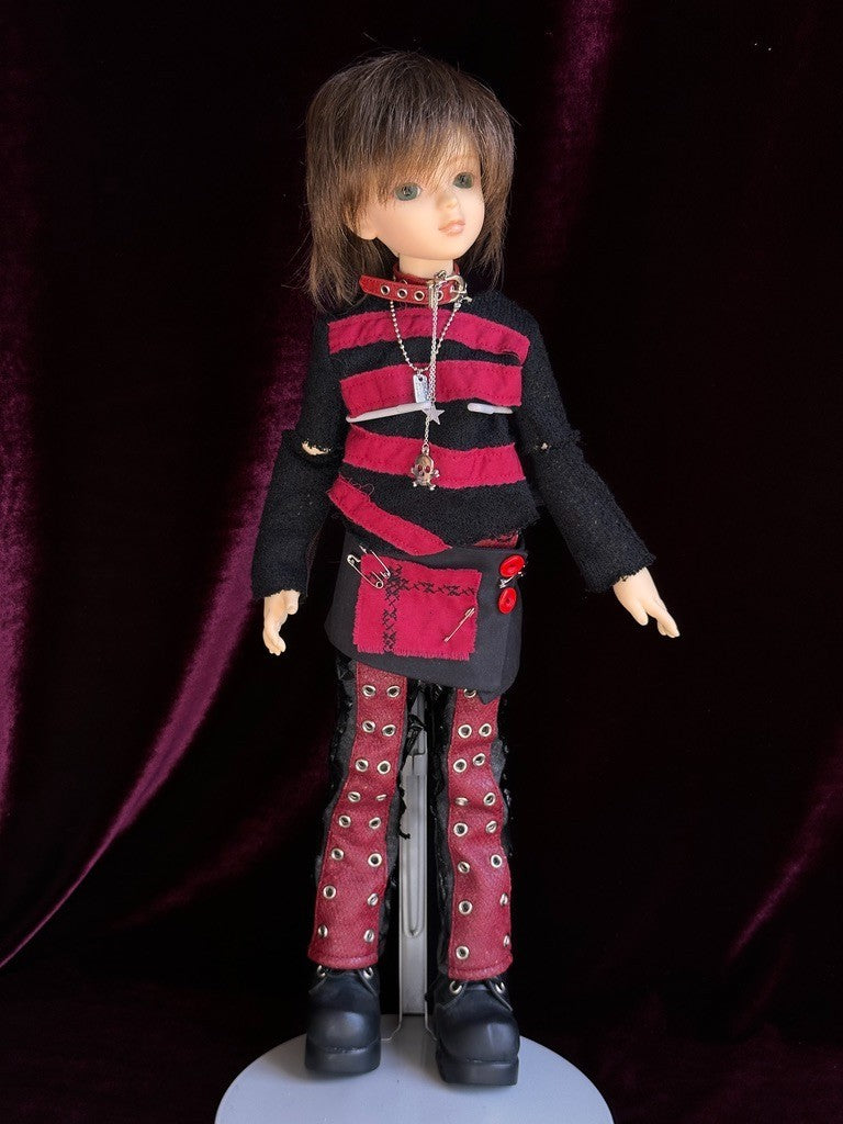 Volks Early 2001 BJD MSD 17" Tsubaki (?) Resin Doll Faceup Dressed