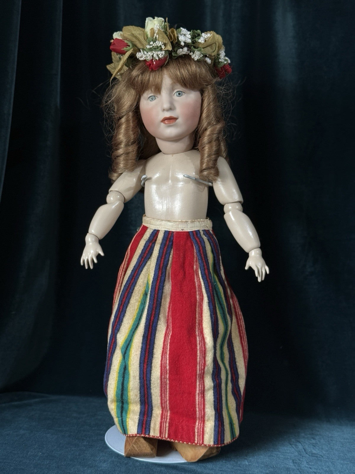 Artist Reproduction Of Rare Kammer Reinhardt Character 19” Doll “Elise” Mold 109