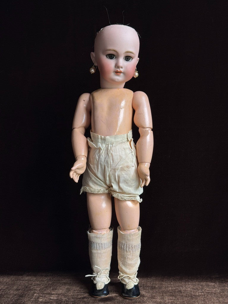 Antique German French 18” Tete Jumeau Simon Halbig Dep Bisque Head Doll