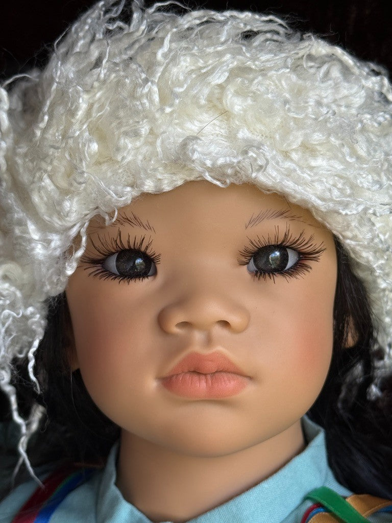 Collectible Vinyl Annette Himstedt 25” Doll “Kima” 1994 New in Box