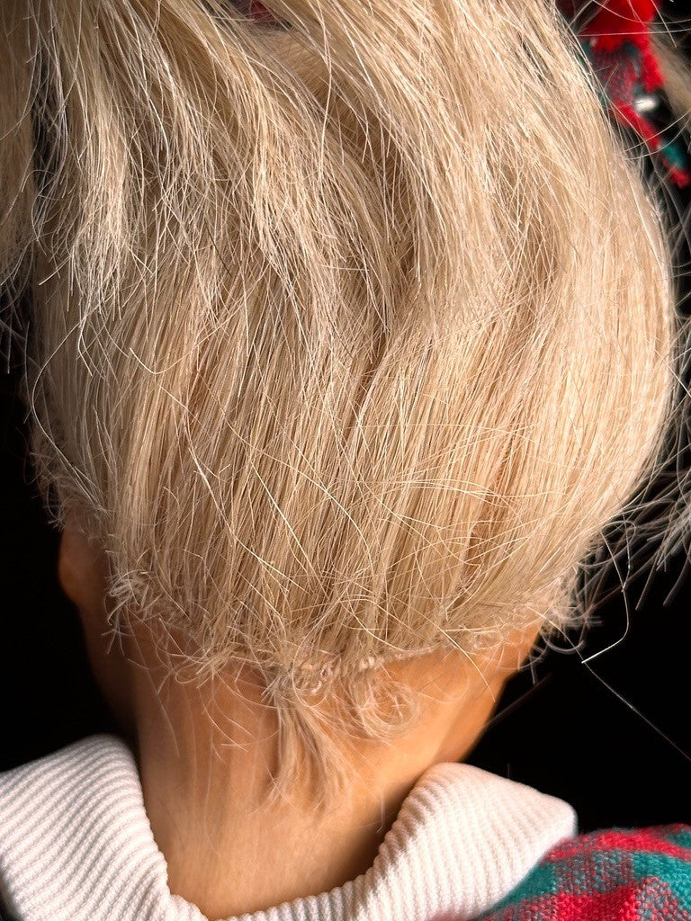 Vintage German Hildegard Krahmer Puppen 13" Carved Wooden Cloth LE Doll