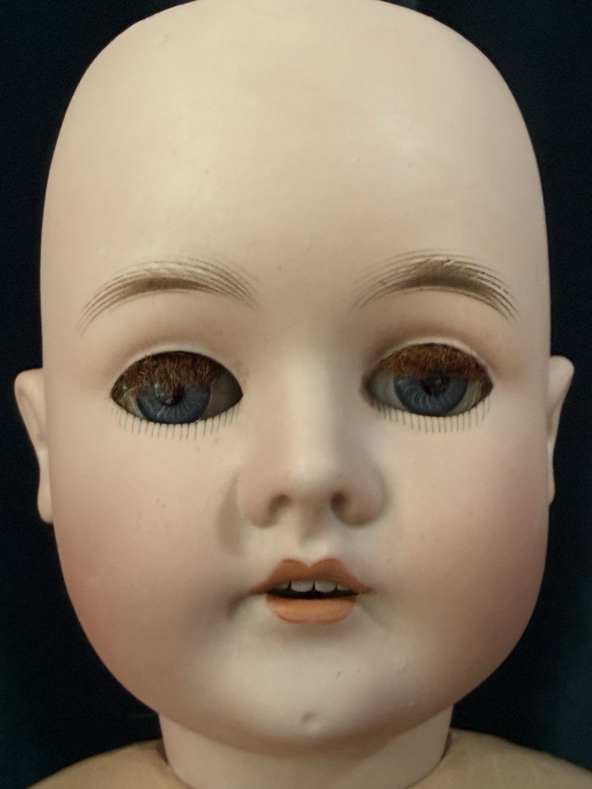 Antique German Queen Louise Mold 285 Bisque Head Composition Body 22” Doll