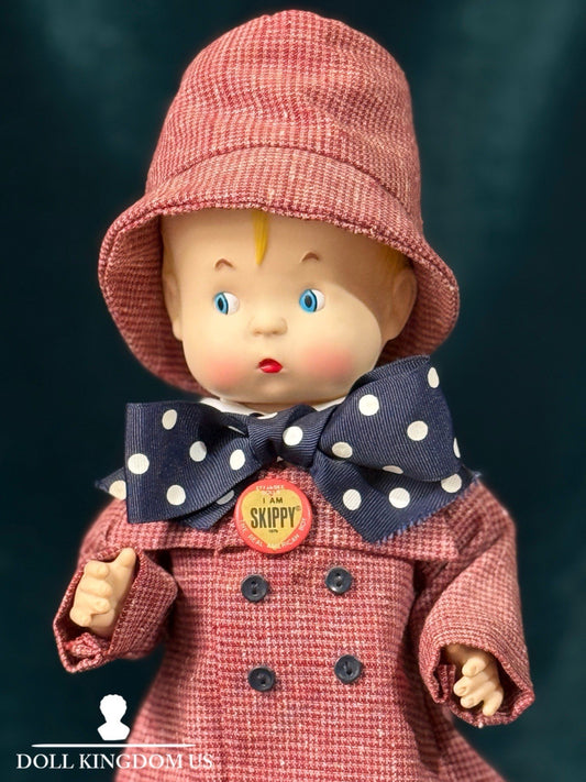 Vintage 1979 Limited Edition Vinyl Skippy 14” Doll By Effanbee Company